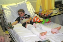 (2005-04) Amaury a l'hopital (rhume de la hanche)